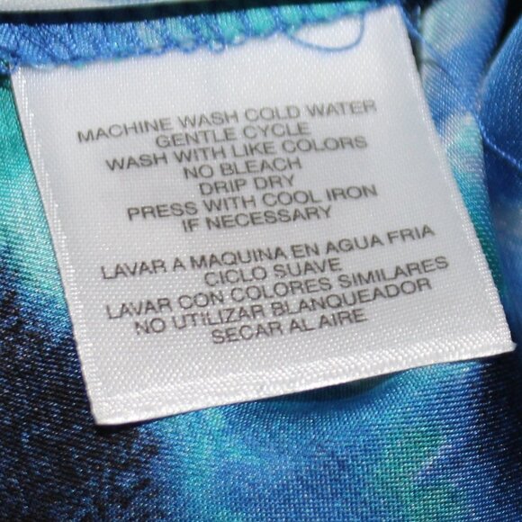 Jones of New York Blue and Turquoise long sleeve top - Picture 12 of 15